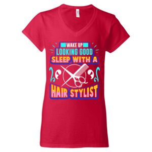 Softstyle® Women’s V-Neck T-Shirt Thumbnail