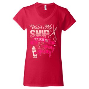 Softstyle® Women’s V-Neck T-Shirt Thumbnail
