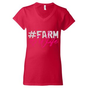 Softstyle® Women’s V-Neck T-Shirt Thumbnail