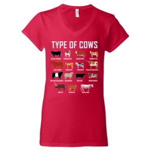 Softstyle® Women’s V-Neck T-Shirt Thumbnail