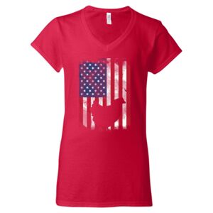 Softstyle® Women’s V-Neck T-Shirt Thumbnail