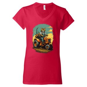 Softstyle® Women’s V-Neck T-Shirt Thumbnail