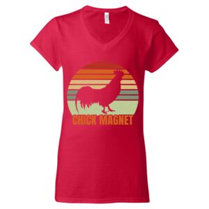 Softstyle® Women’s V-Neck T-Shirt Thumbnail