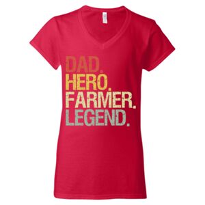 Softstyle® Women’s V-Neck T-Shirt Thumbnail