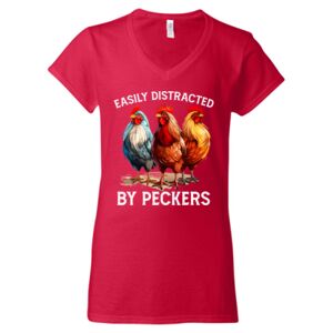 Softstyle® Women’s V-Neck T-Shirt Thumbnail