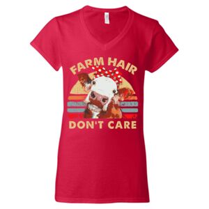 Softstyle® Women’s V-Neck T-Shirt Thumbnail