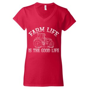Softstyle® Women’s V-Neck T-Shirt Thumbnail