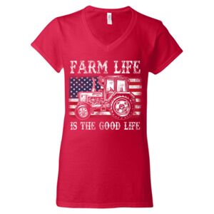 Softstyle® Women’s V-Neck T-Shirt Thumbnail