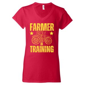 Softstyle® Women’s V-Neck T-Shirt Thumbnail