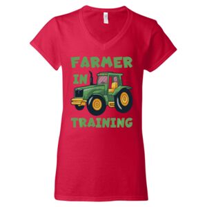 Softstyle® Women’s V-Neck T-Shirt Thumbnail