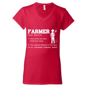 Softstyle® Women’s V-Neck T-Shirt Thumbnail