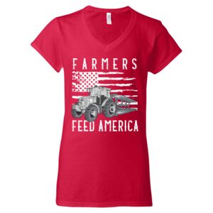 Softstyle® Women’s V-Neck T-Shirt Thumbnail