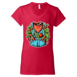 Softstyle® Women’s V-Neck T-Shirt Thumbnail