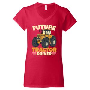 Softstyle® Women’s V-Neck T-Shirt Thumbnail