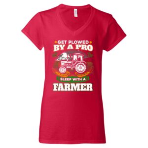 Softstyle® Women’s V-Neck T-Shirt Thumbnail