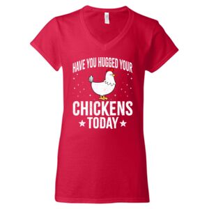 Softstyle® Women’s V-Neck T-Shirt Thumbnail