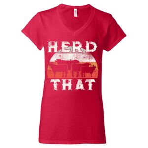 Softstyle® Women’s V-Neck T-Shirt Thumbnail