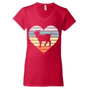 Softstyle® Women’s V-Neck T-Shirt Thumbnail