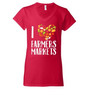 Softstyle® Women’s V-Neck T-Shirt Thumbnail