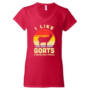 Softstyle® Women’s V-Neck T-Shirt Thumbnail