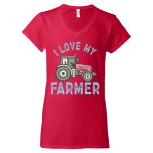 Softstyle® Women’s V-Neck T-Shirt Thumbnail