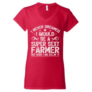 Softstyle® Women’s V-Neck T-Shirt Thumbnail