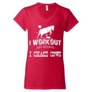 Softstyle® Women’s V-Neck T-Shirt Thumbnail