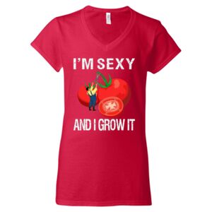 Softstyle® Women’s V-Neck T-Shirt Thumbnail