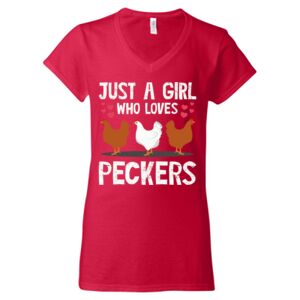 Softstyle® Women’s V-Neck T-Shirt Thumbnail