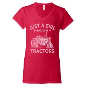 Softstyle® Women’s V-Neck T-Shirt Thumbnail