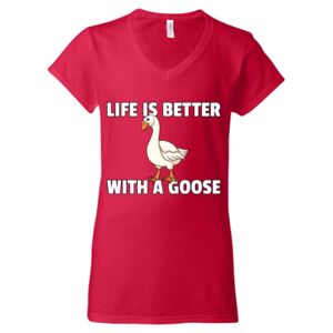 Softstyle® Women’s V-Neck T-Shirt Thumbnail