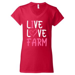 Softstyle® Women’s V-Neck T-Shirt Thumbnail