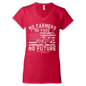 Softstyle® Women’s V-Neck T-Shirt Thumbnail