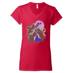 Softstyle® Women’s V-Neck T-Shirt Thumbnail