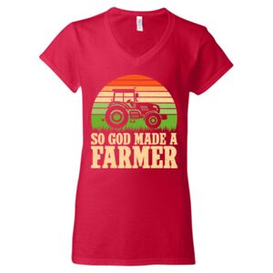 Softstyle® Women’s V-Neck T-Shirt Thumbnail