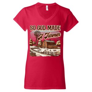 Softstyle® Women’s V-Neck T-Shirt Thumbnail