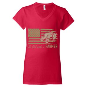 Softstyle® Women’s V-Neck T-Shirt Thumbnail