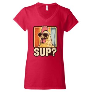 Softstyle® Women’s V-Neck T-Shirt Thumbnail
