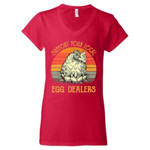 Softstyle® Women’s V-Neck T-Shirt Thumbnail