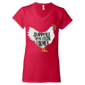 Softstyle® Women’s V-Neck T-Shirt Thumbnail