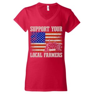 Softstyle® Women’s V-Neck T-Shirt Thumbnail