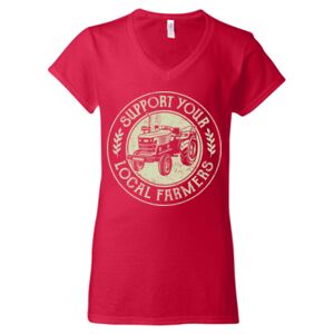 Softstyle® Women’s V-Neck T-Shirt Thumbnail