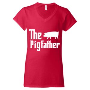 Softstyle® Women’s V-Neck T-Shirt Thumbnail