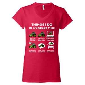 Softstyle® Women’s V-Neck T-Shirt Thumbnail