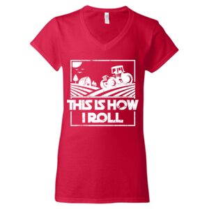 Softstyle® Women’s V-Neck T-Shirt Thumbnail