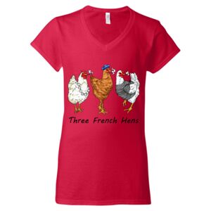 Softstyle® Women’s V-Neck T-Shirt Thumbnail