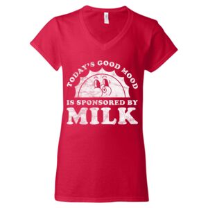 Softstyle® Women’s V-Neck T-Shirt Thumbnail