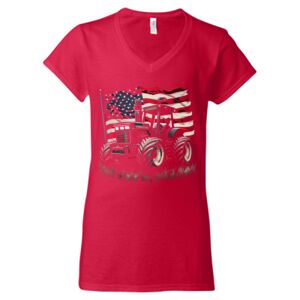 Softstyle® Women’s V-Neck T-Shirt Thumbnail