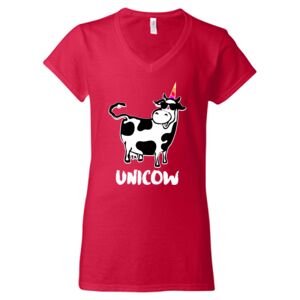 Softstyle® Women’s V-Neck T-Shirt Thumbnail