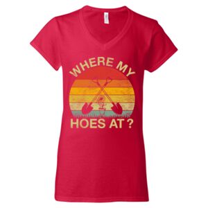 Softstyle® Women’s V-Neck T-Shirt Thumbnail